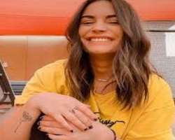 She is a tattoo lover and has a beautiful butterfly tattoo on her arm. Also has tattoos on her wrist and finger She is a tattoo lover and has a beautiful butterfly tattoo on her arm. Also has tattoos on her wrist and finger.